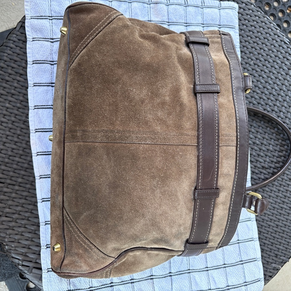 COACH Hampton Vintage Suede bag E060-8A79 - Picture 13 of 13